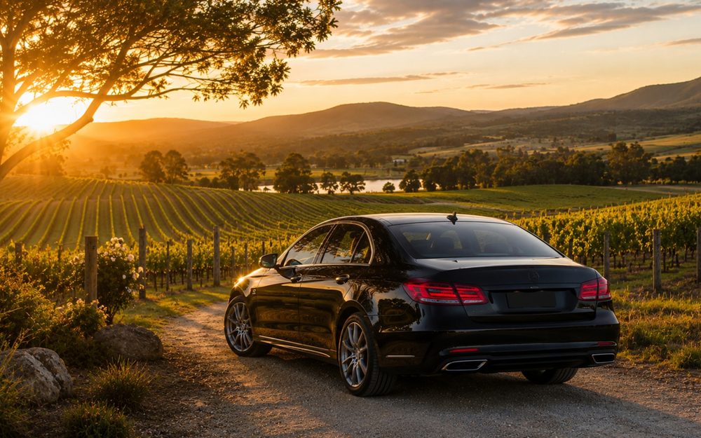 Taxi at a Yarra Valley vineyard